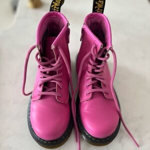 Dr. Martens Kids Boots in Bright Pink